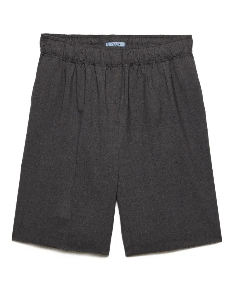 Prada light wool bermudas - Grau Grau