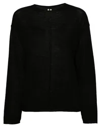 Rick Owens Gerippter Pullover Schwarz