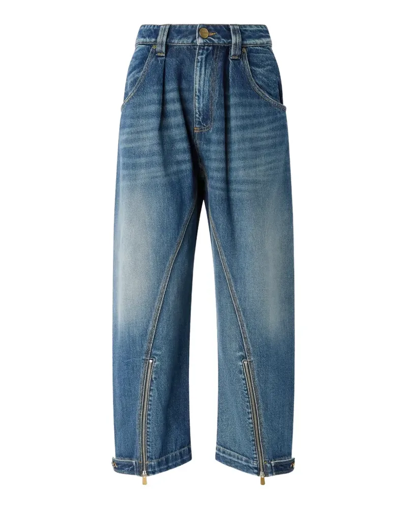 Pinko Jeans mit Reißverschlussdetail - Blau Blau