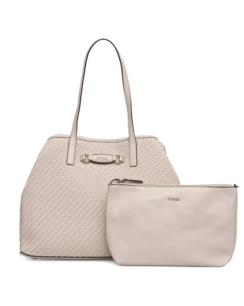 Guess Maxi Vikky Tote Bag - Nude Nude