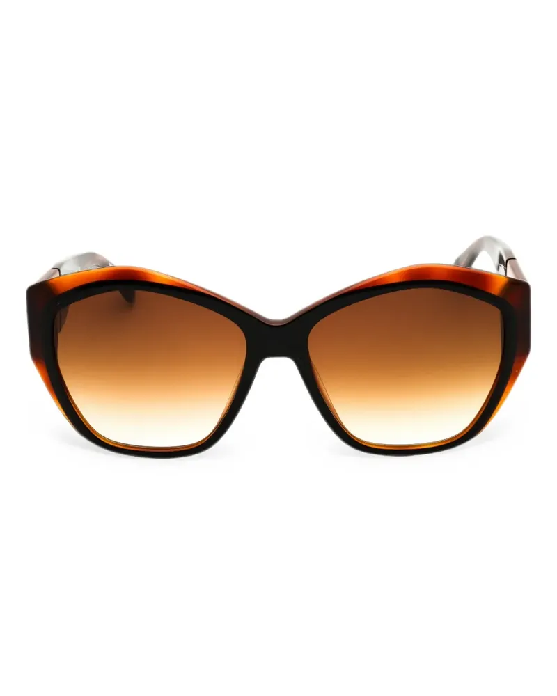 Longchamp Sonnenbrille mit Oversized-Gestell - Braun Braun