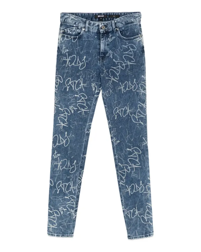 Just Cavalli Jeans mit Print - Blau Blau