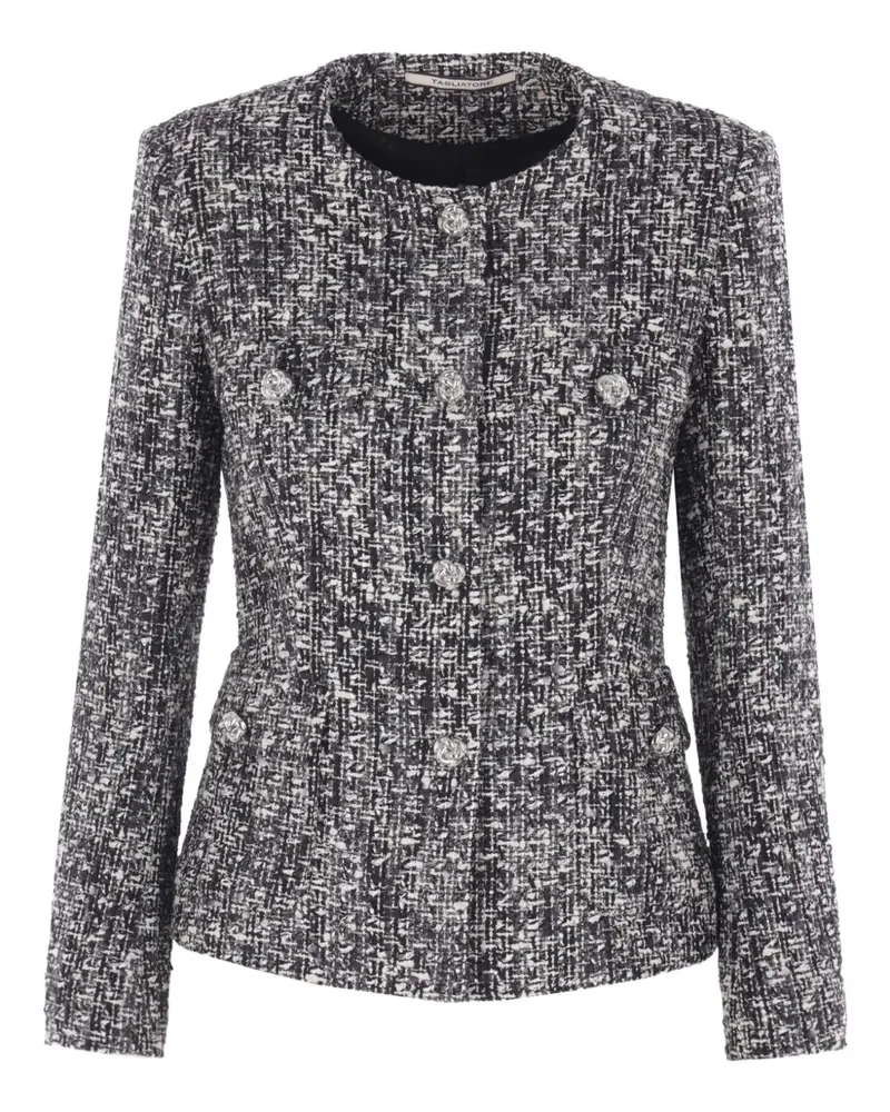 Tagliatore Jodie Tweed-Jacke - Schwarz Schwarz