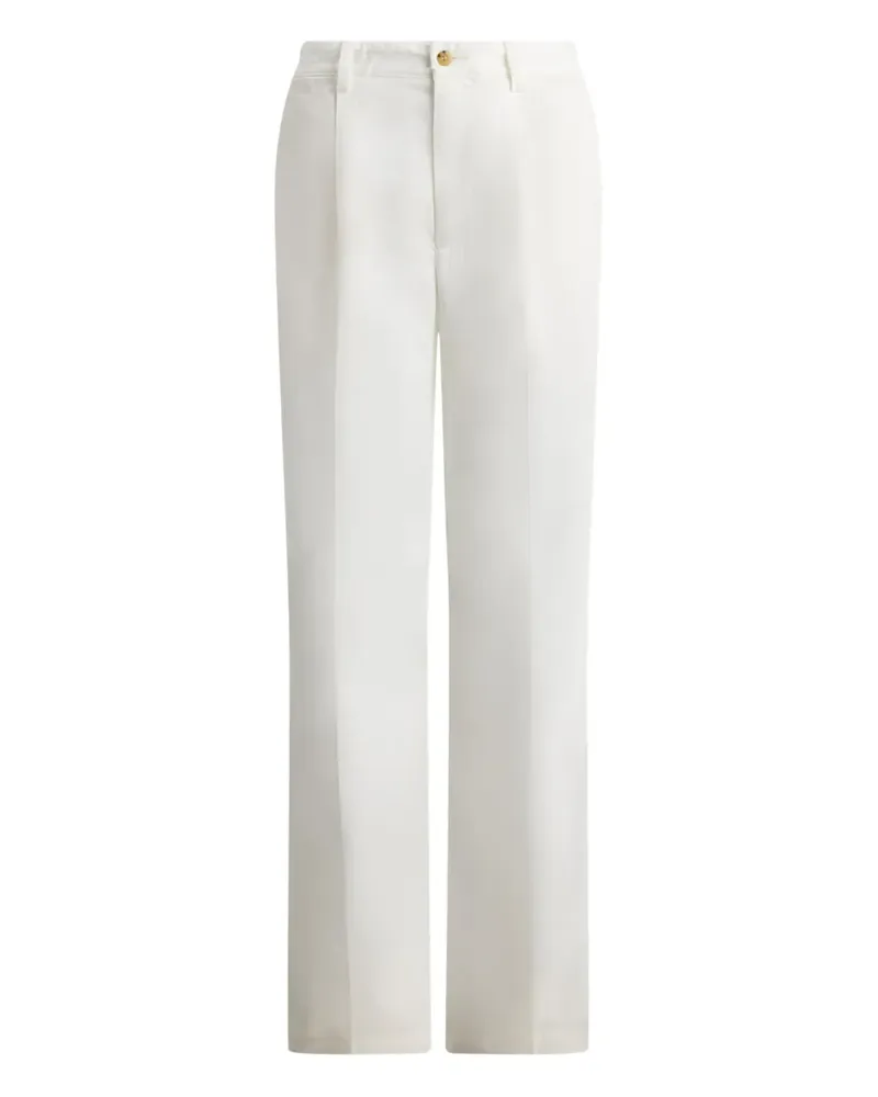 Ralph Lauren Plissierte Hose - Weiß Weiß