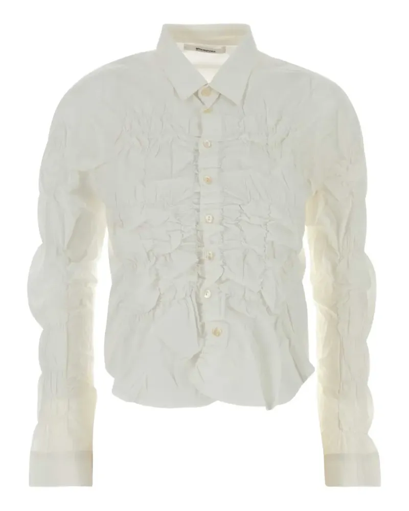 GIMAGUAS Lupa ruched shirt - Weiß Weiß