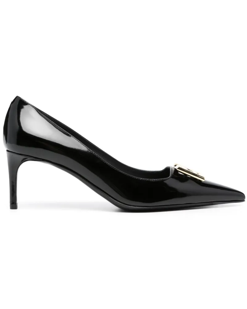 Dolce & Gabbana Pumps mit VLOGO 75mm - Schwarz Schwarz
