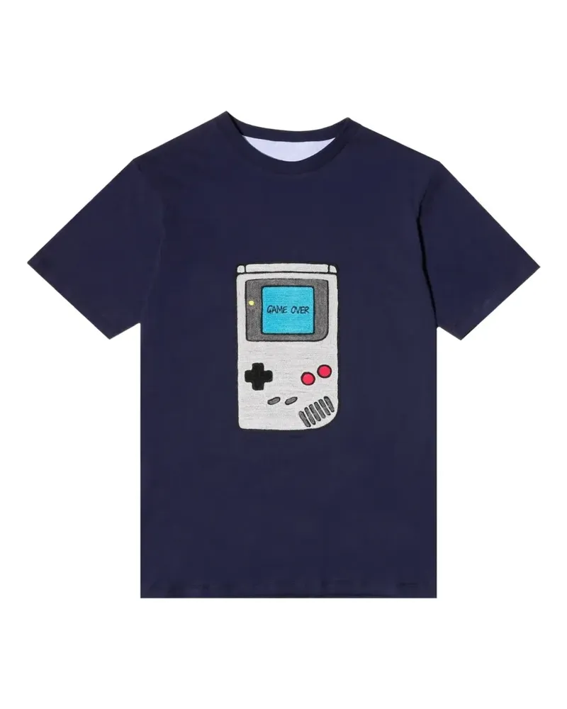 LC23 T-Shirt mit Gameboy-Patch - Blau Blau
