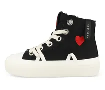 Matilda Sneakers mit Herzmotiv - Schwarz