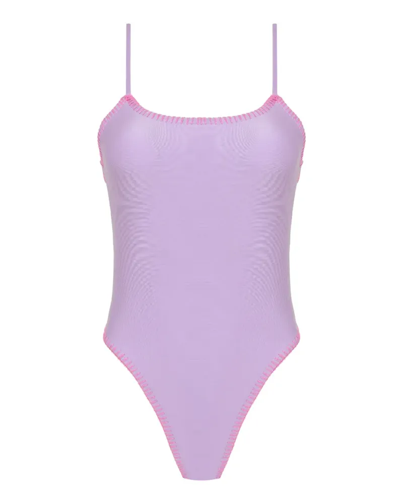 Amir Slama x Tati Barbieri Decke mit Stern-Cut-Out - Violett Violett