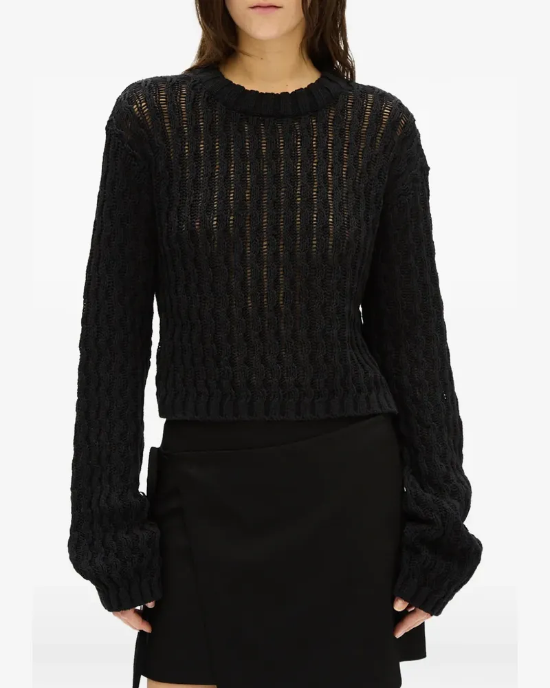 Ann Demeulemeester Reza Pullover - Schwarz Schwarz