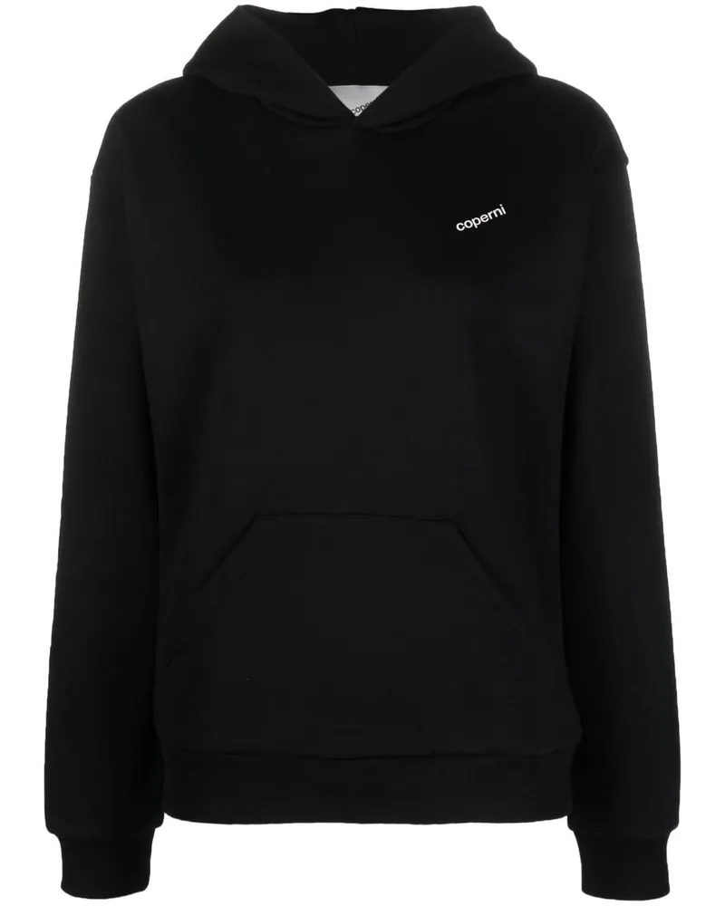 COPERNI Hoodie mit Logo-Print - Schwarz Schwarz