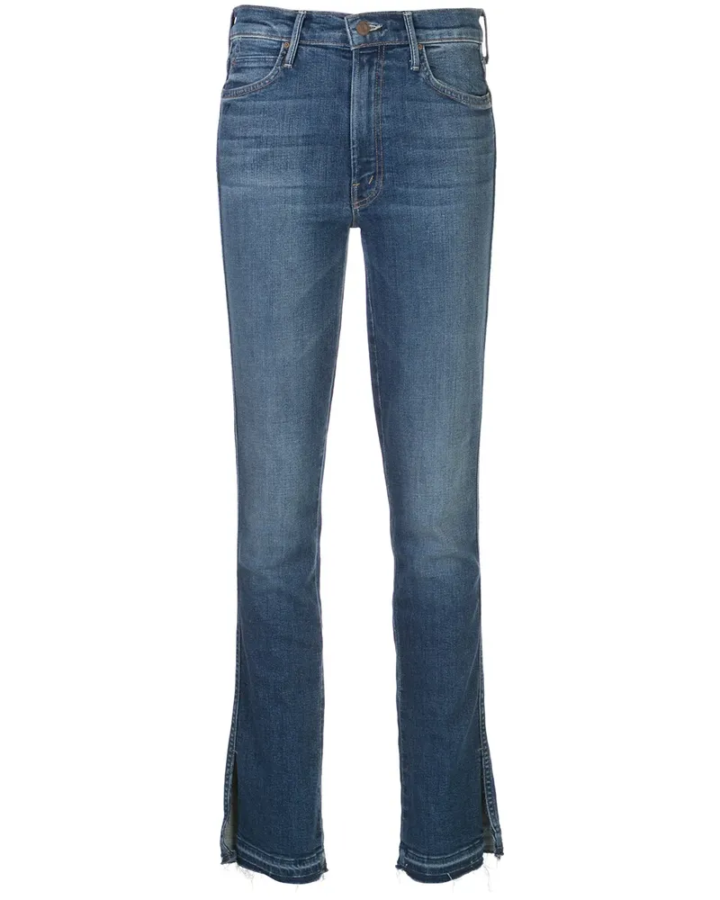 Mother Jeans mit geradem Bein - Blau Blau