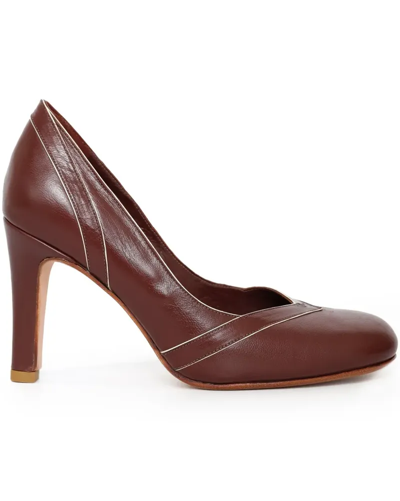 Sarah Chofakian Strengell Pumps 75mm - Braun Braun