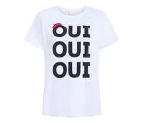 Shrunken Oui Oui Oui T-Shirt