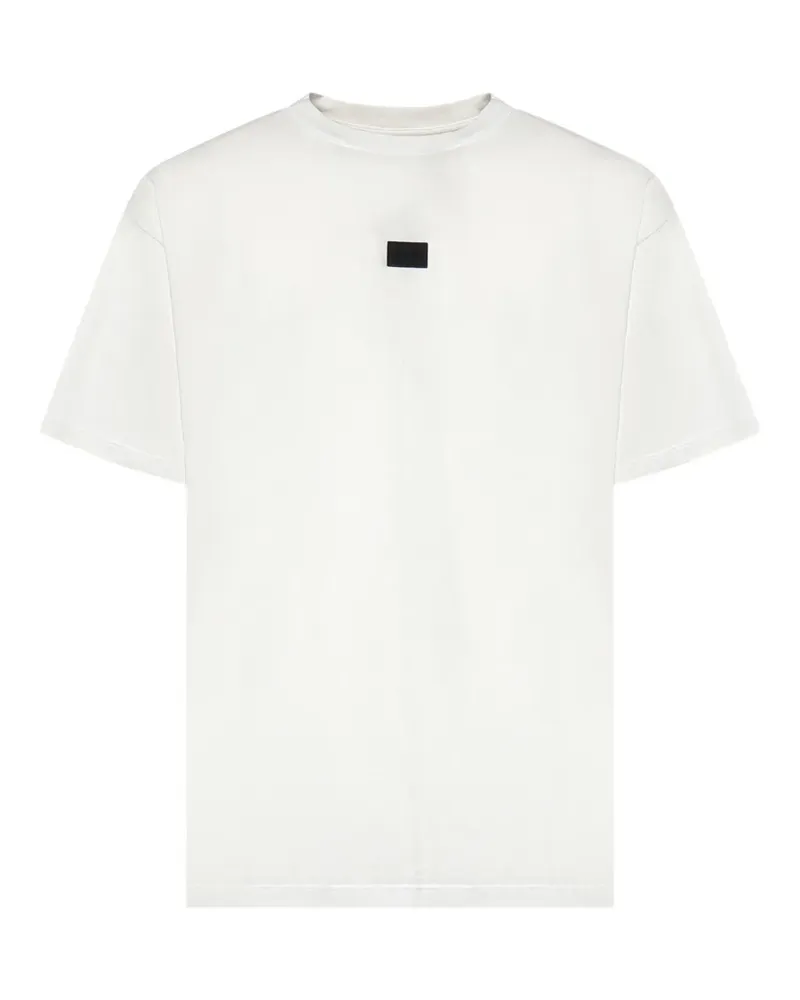 Maison Margiela logo-patch cotton T-shirt - Weiß Weiß