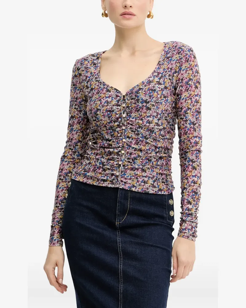 Liu Jo floral buttoned blouse - Violett Violett
