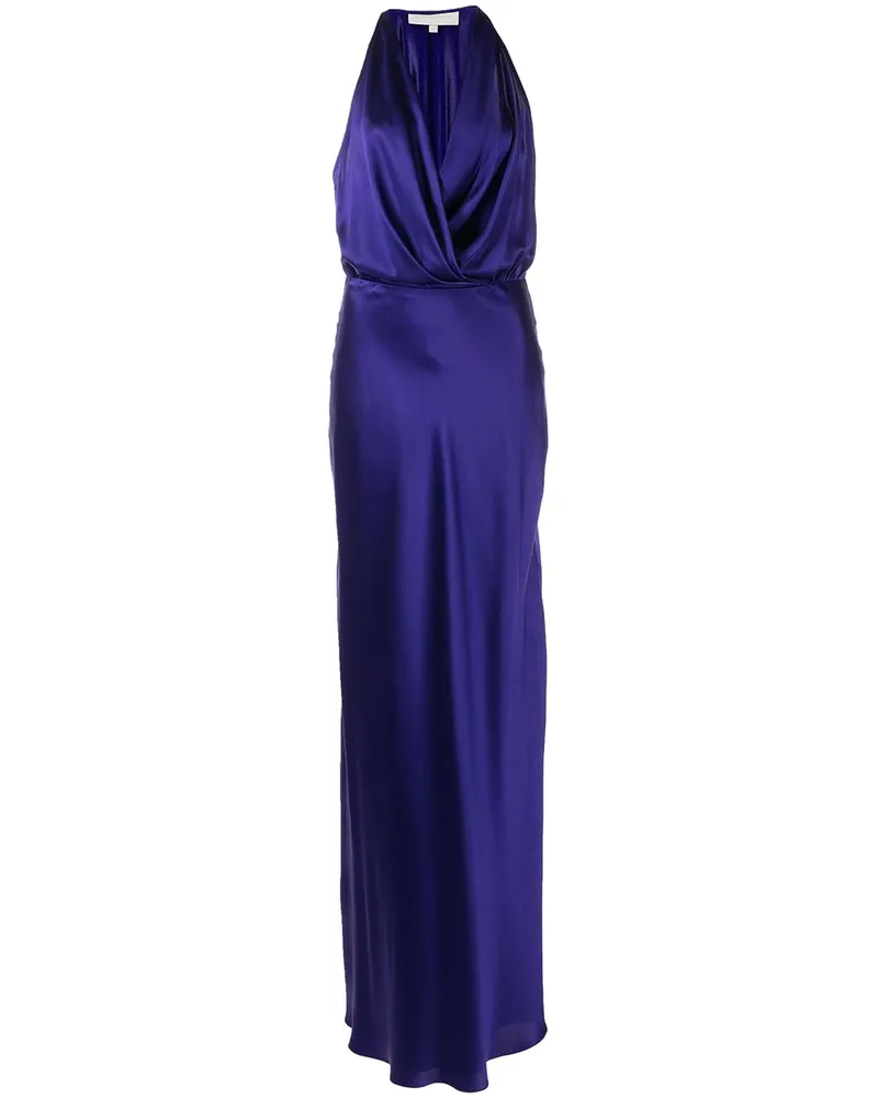 mason by michelle mason Drapiertes Abendkleid - Blau Blau