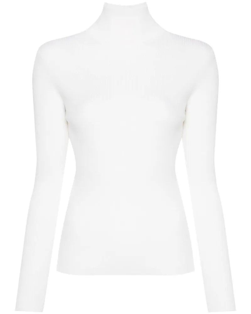 P.A.R.O.S.H. P.A.R.O H. Gerippter Pullover - Weiß Weiß