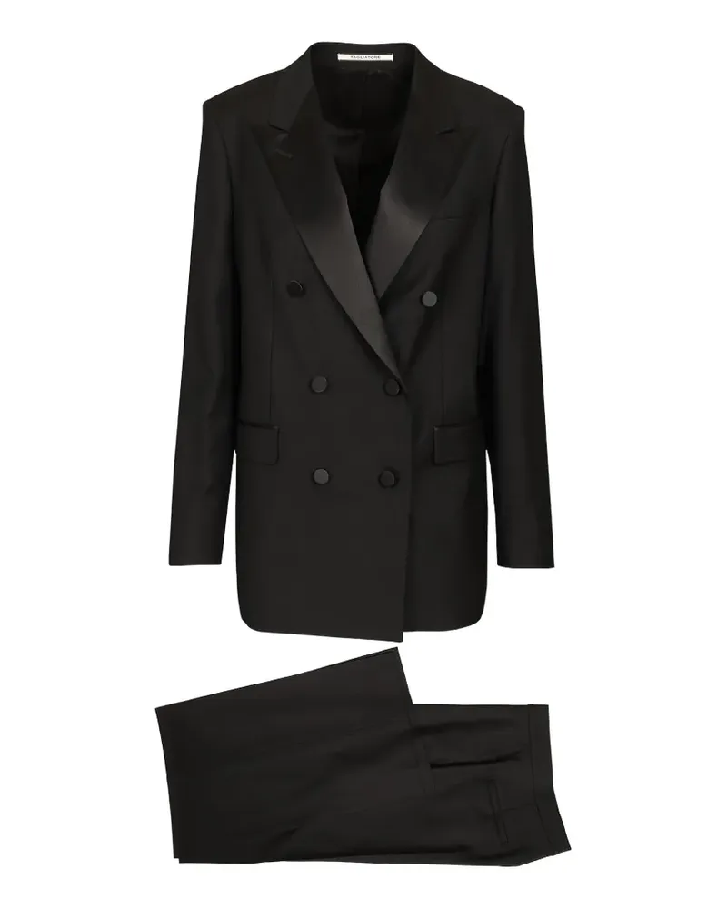 Tagliatore double-breasted suit - Schwarz Schwarz