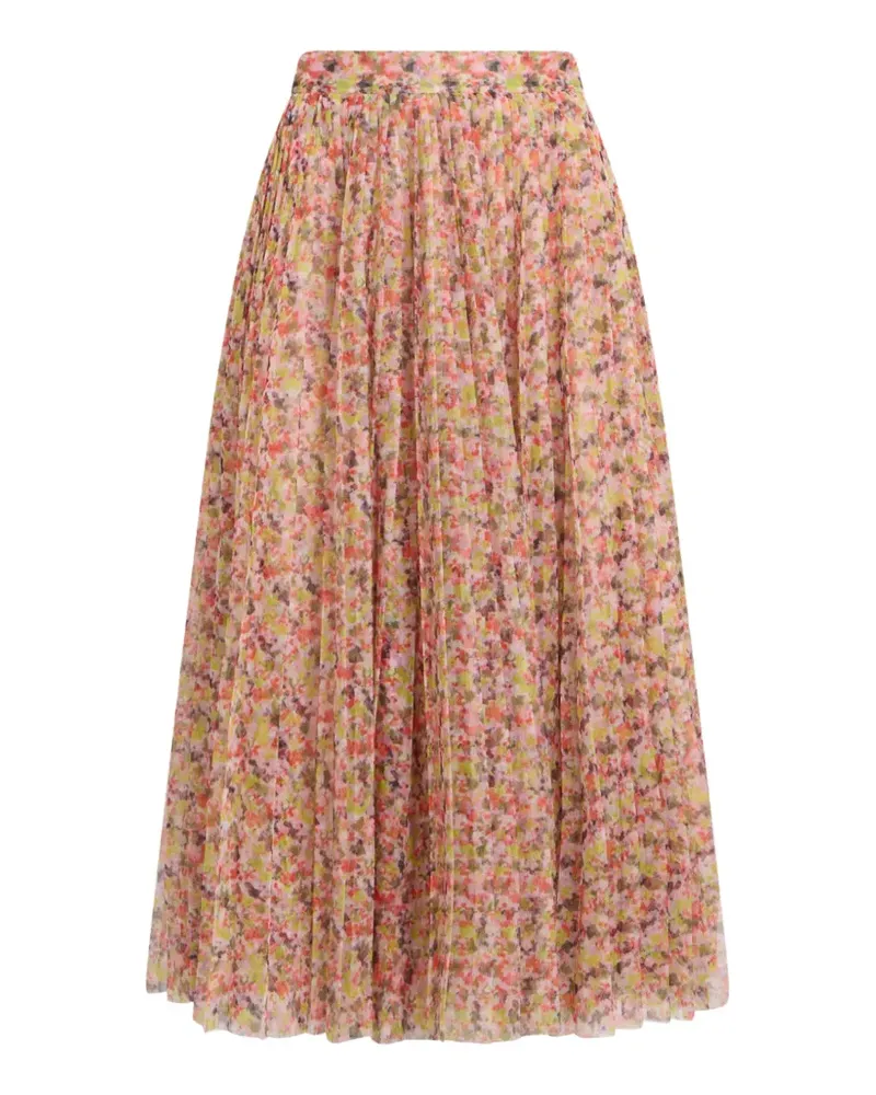 Philosophy Di Lorenzo Serafini floral-print pleated midi skirt - Rosa Rosa