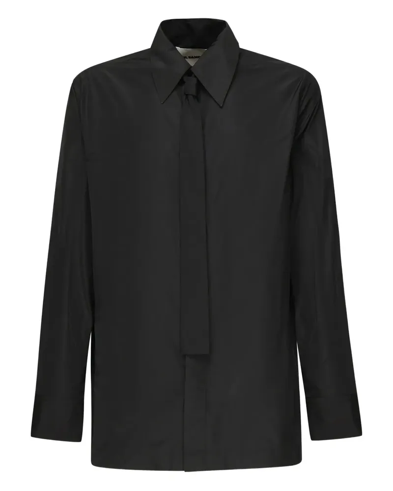Jil Sander Langärmeliges Hemd - Schwarz Schwarz