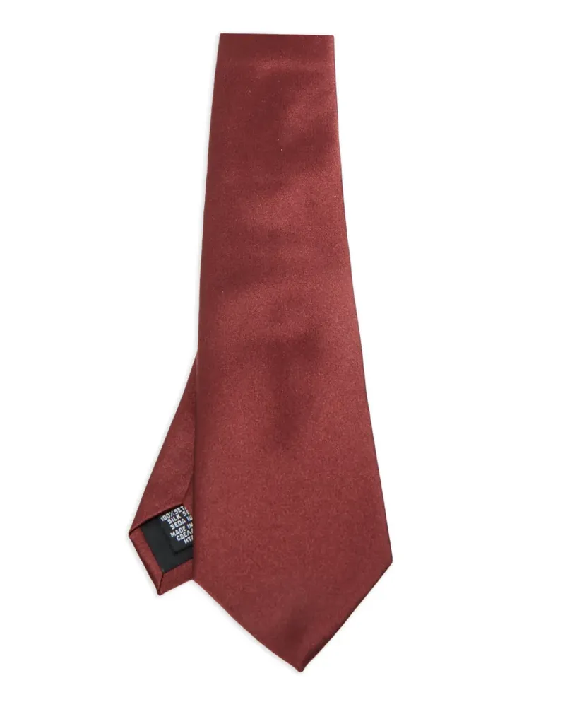 HUGO BOSS Krawatte aus Seidensatin - Rot Rot