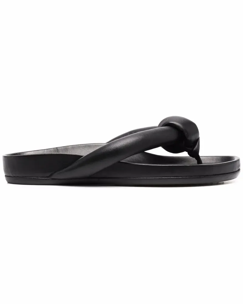 Rick Owens Sandalen mit Knotendetail - Schwarz Schwarz