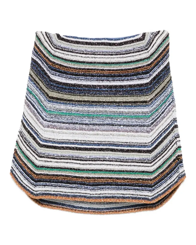 Missoni Gestreifter Rock - Blau Blau