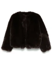 ANDAMANE Jacke aus Faux Fur Braun