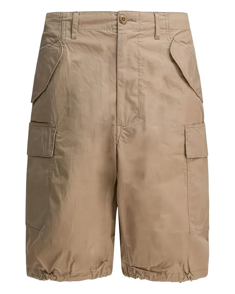 Beams Plus Shorts mit aufgesetzten Taschen - Braun Braun
