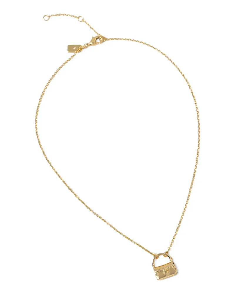 Coach handbag pendant necklace - Gold Gold