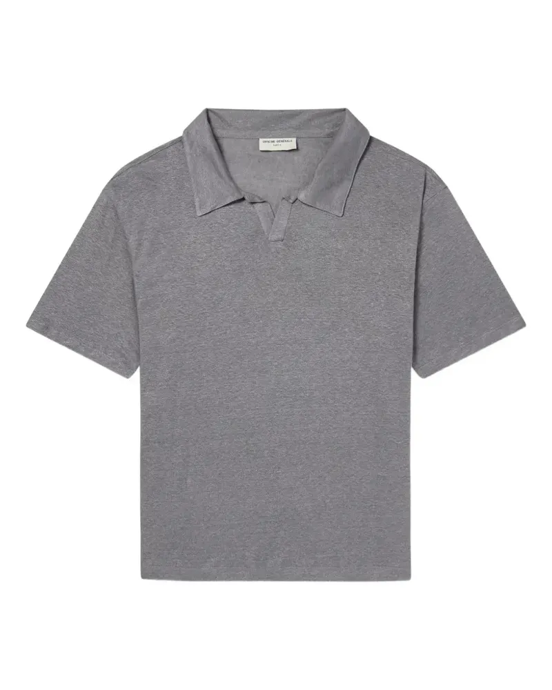 Officine Generale Simon Poloshirt - Grau Grau
