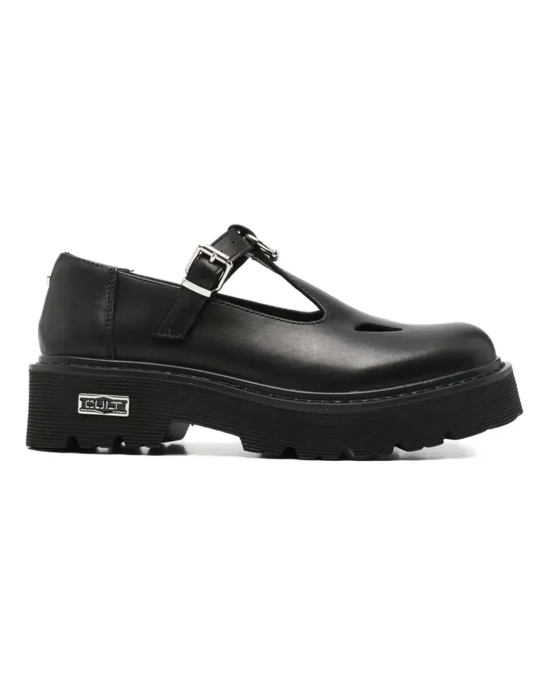 Cult Slash Loafer mit Schnallengurt - Schwarz Schwarz