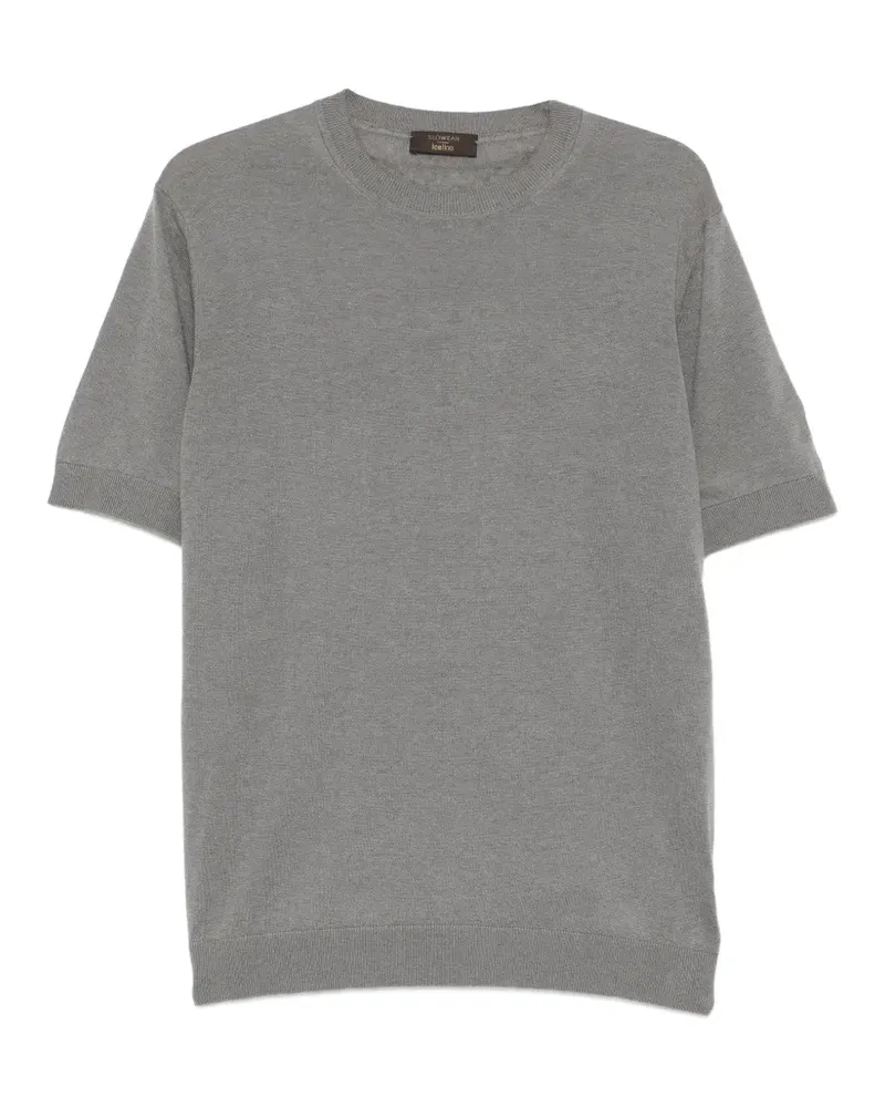 Zanone Klassisches T-Shirt - Grau Grau