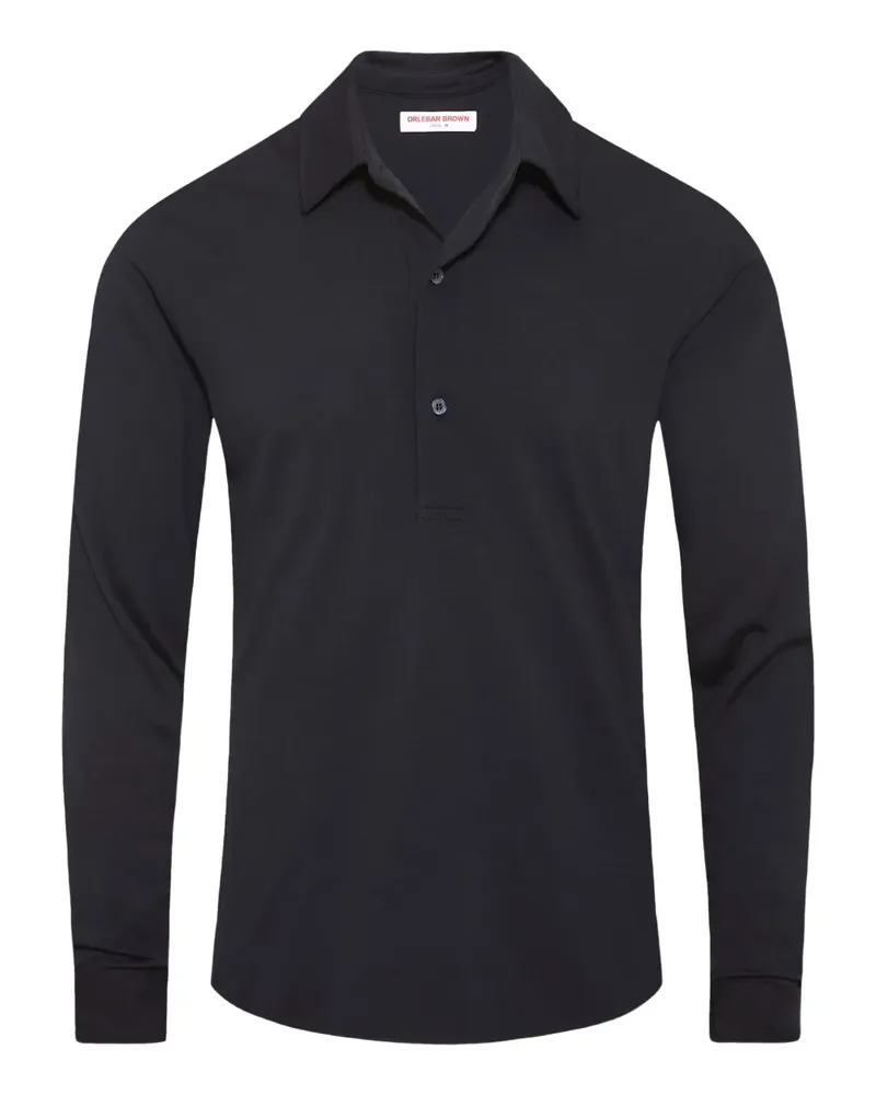Orlebar Brown Poloshirt aus Merinowolle - Blau Blau