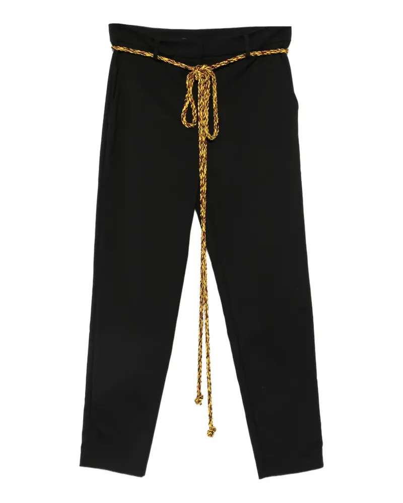 Missoni Hose mit Taillengürtel - Schwarz Schwarz