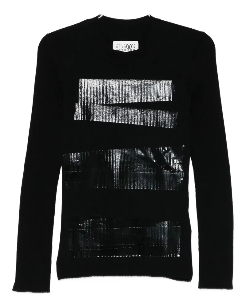 Maison Margiela round-neck sweater - Schwarz Schwarz