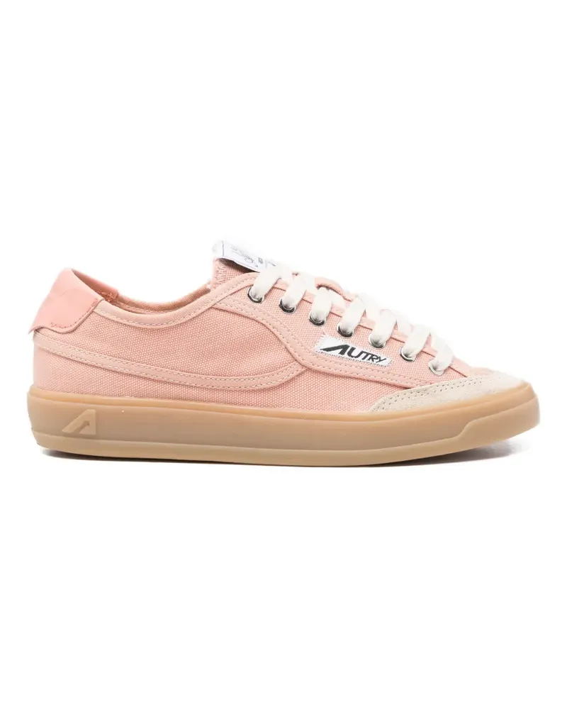 AUTRY Windscape logo-patch sneakers - Rosa Rosa