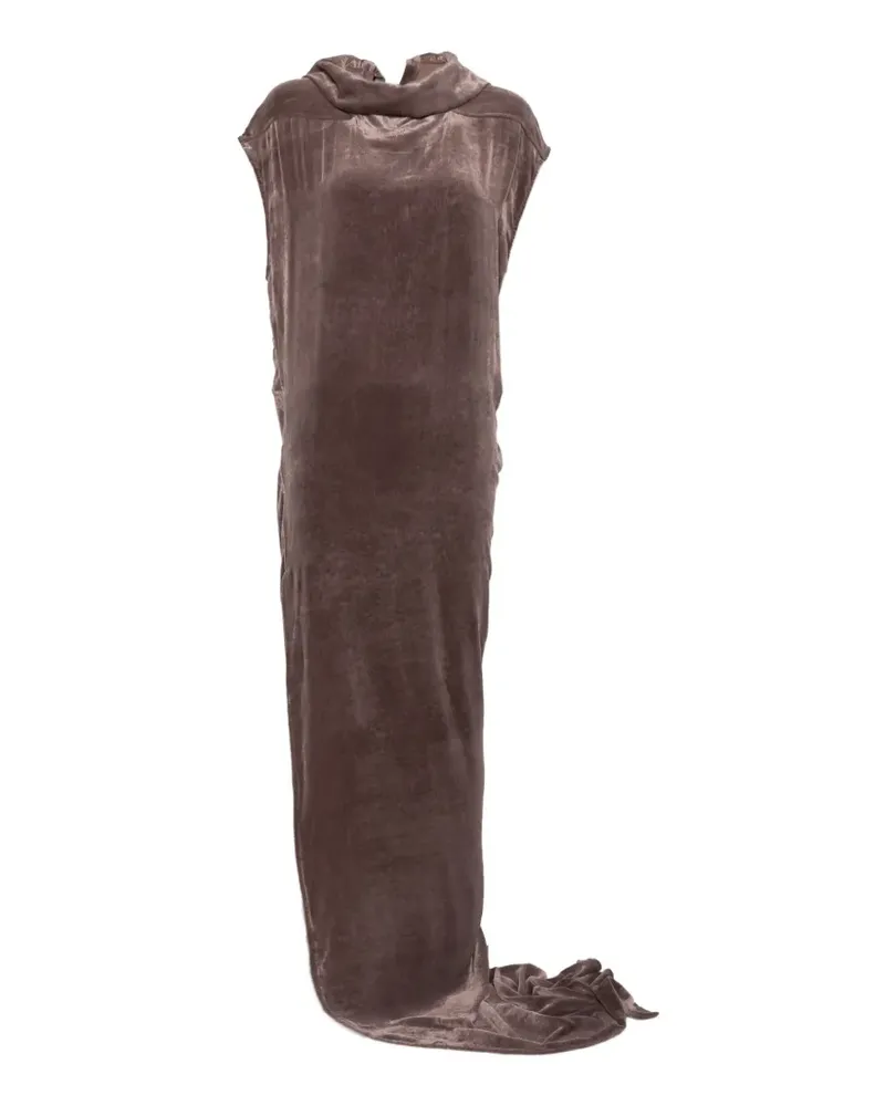 Rick Owens Kleid mit Stehkragen - Grün Grün