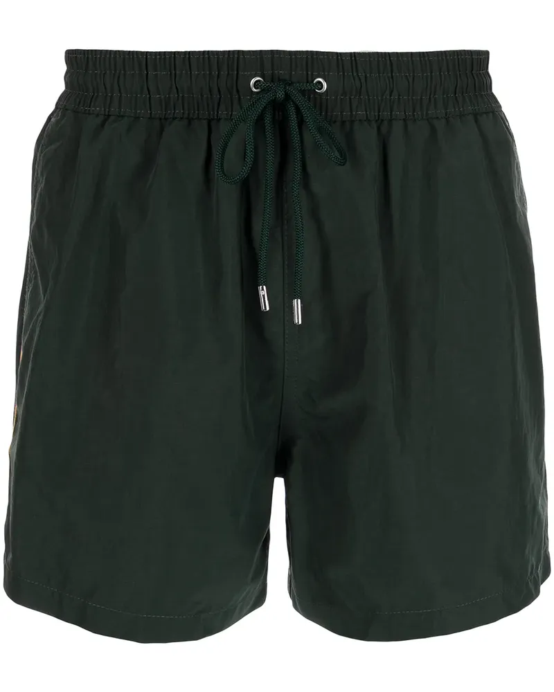 Paul Smith Badeshorts mit Paspeln - Grün Grün