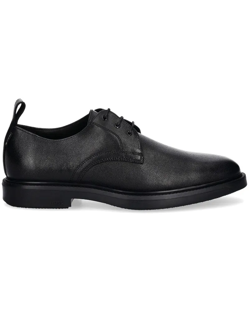 HUGO BOSS Derby-Schuhe aus Leder - Schwarz Schwarz