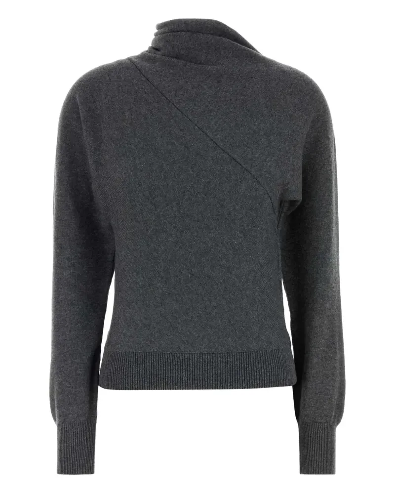 Tom Ford Pullover mit asymmetrischem Kragen - Grau Grau