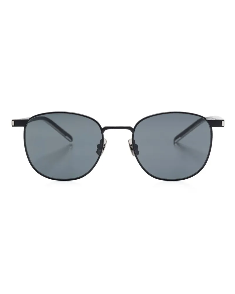 Saint Laurent Sonnenbrille mit rundem Gestell - Grau Grau