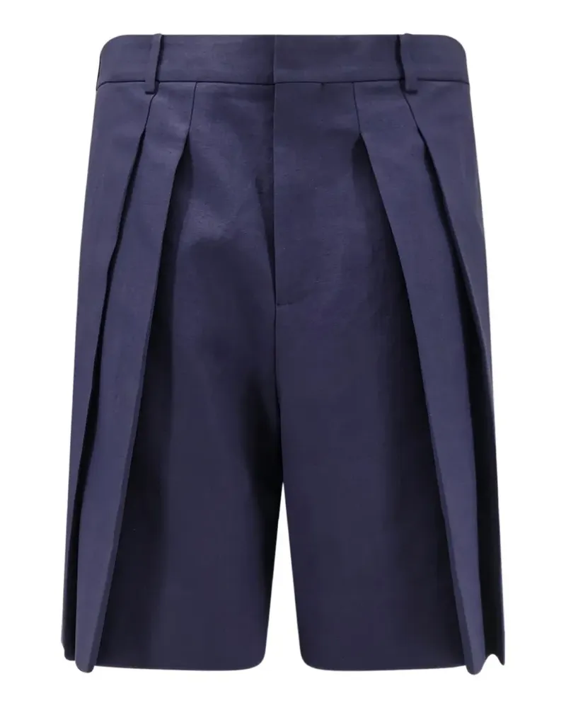 Loewe Shorts mit doppelter Falte - Blau Blau