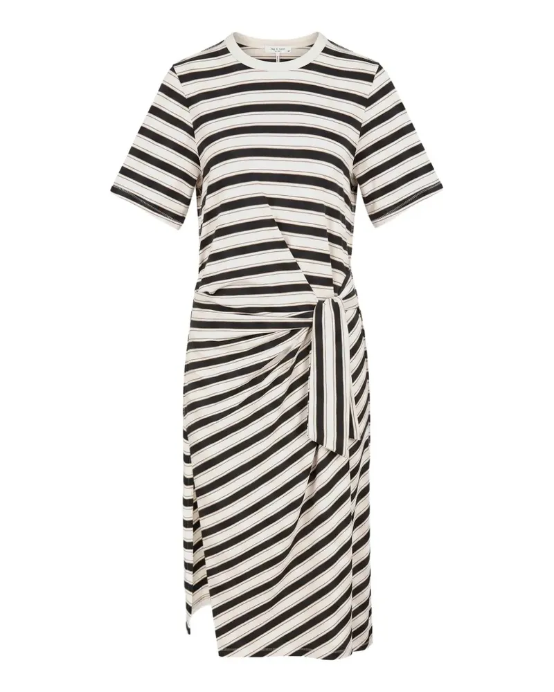 Rag & Bone Gestreiftes Midikleid - Nude Nude