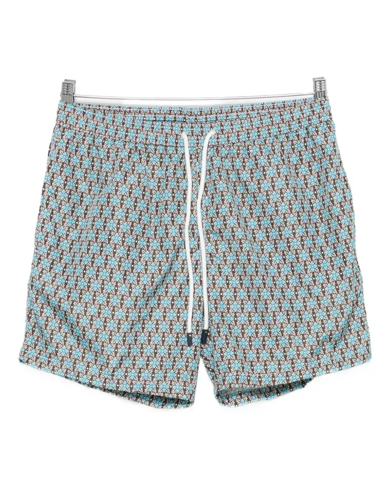 BARBA floral-print swim shorts - Braun Braun