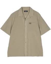 Fred Perry Leichtes Hemd Grün