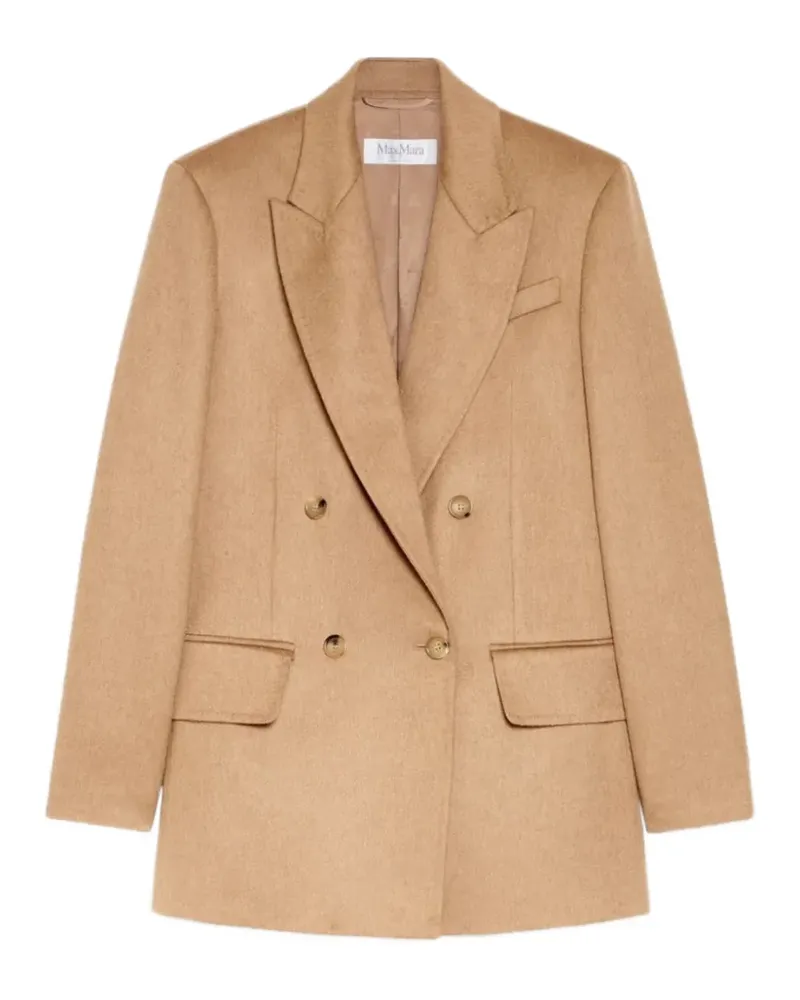 Max Mara Olimpia double-breasted blazer - Nude Nude