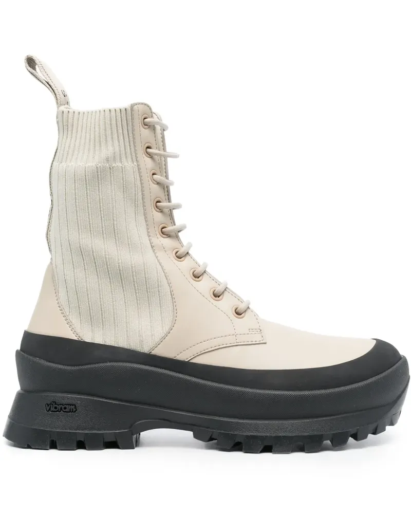 Stella McCartney Klassische Schnürstiefel - Nude Nude