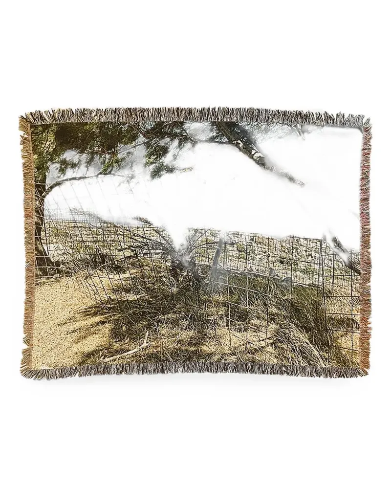 BLESS Nº75 Cretekaro cotton blanket - Nude Nude